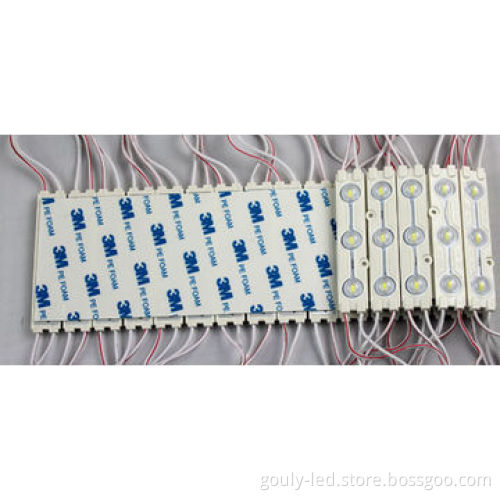 LED Module With Lens SMD5050 3LEDs Waterproof 12V